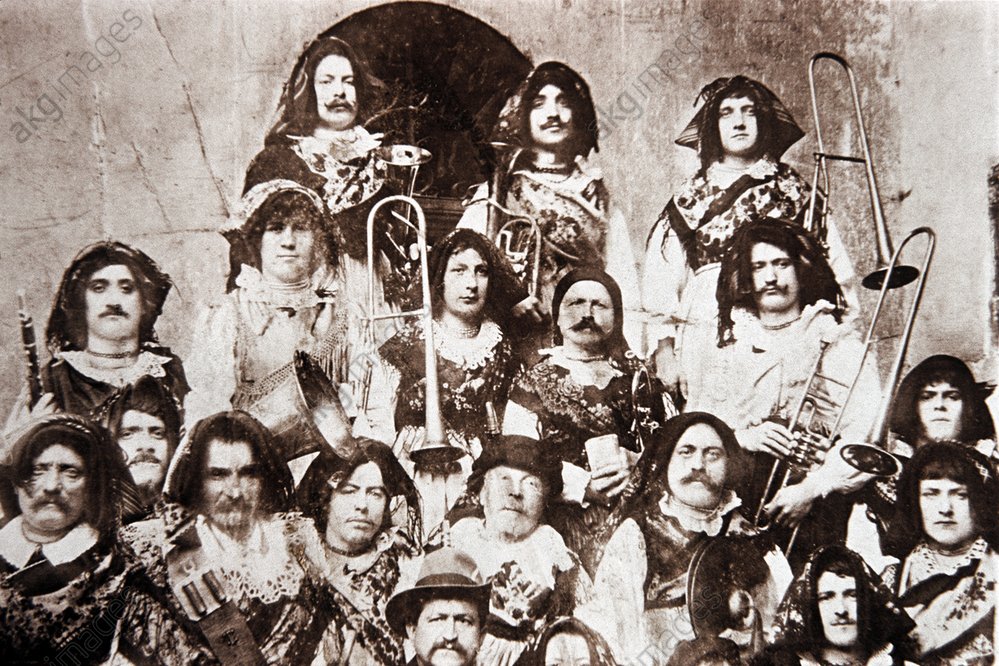 carnival band italy c1900