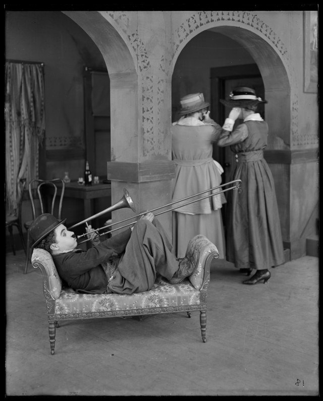 chaplin trombone 1918