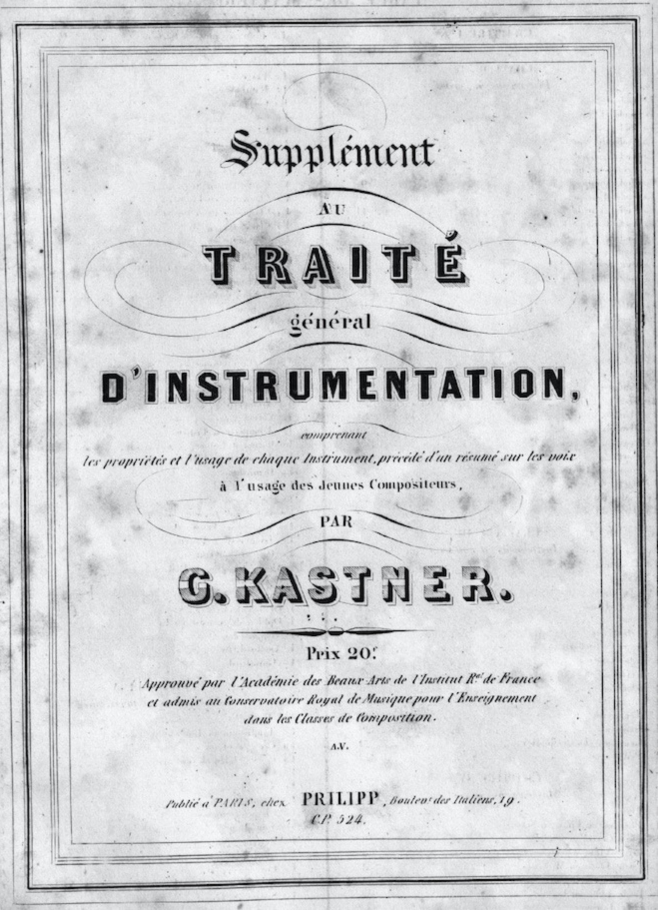 kastner supp title